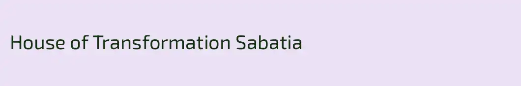 House of Transformation Sabatia